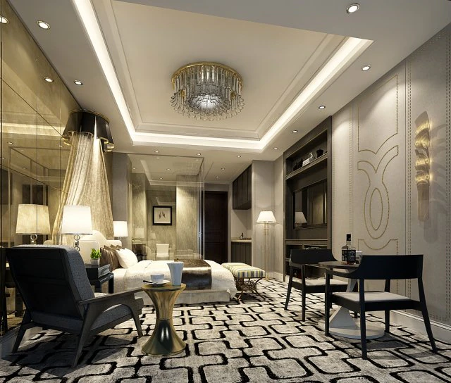 stylish bedroom complete 69 3D Model .c4d .max .obj .3ds .fbx .stl .blend 