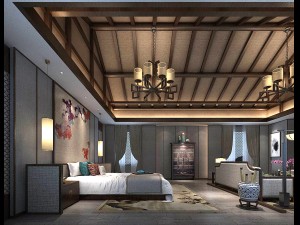stylish bedroom complete 73 3D Модель