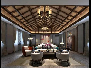 stylish bedroom complete 73 3D Model