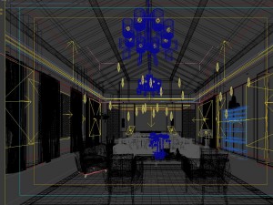 stylish bedroom complete 73 Modello 3D