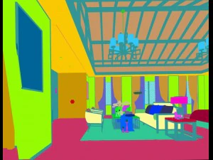 stylish bedroom complete 73 3D Model