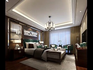 quarto estiloso completo 75 Modelo 3D