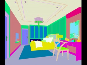 stylish bedroom complete 76 3D Model