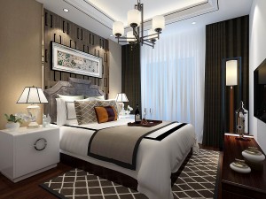 stylish bedroom complete 79 3D 모델