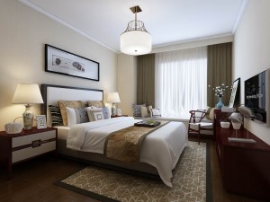 stylish bedroom complete 82 3D मॉडल