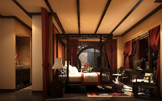 stylish bedroom complete 86 3D Model .c4d .max .obj .3ds .fbx .stl .blend 