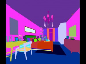 stylish bedroom complete 91 3D Model