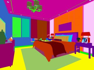 stylish bedroom complete 92 Model 3D