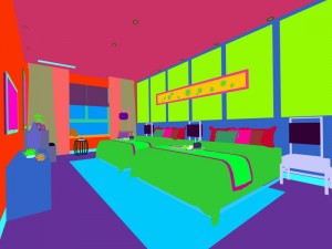 stylish bedroom complete 94 3D मॉडल