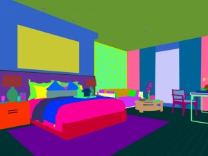stylish bedroom complete 98 Modelo 3D