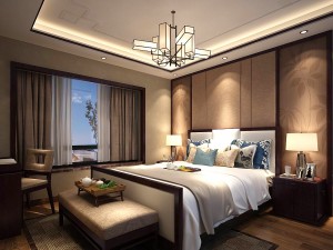 stylish bedroom complete 99 3D Модель