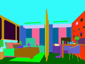stylish bedroom complete 112 3D Model