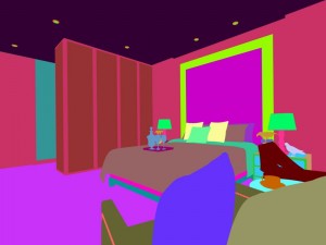 stylish bedroom complete 119 Modelo 3D