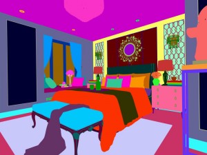 stylish bedroom complete 123 3D Модель