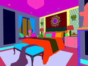 stylish bedroom complete 123 3D Model