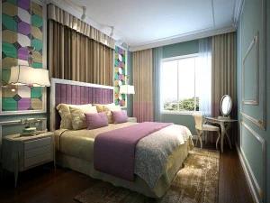 şık yatak odası komple 127 3D Model