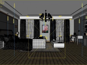 stylish bedroom complete 128 3D 模型