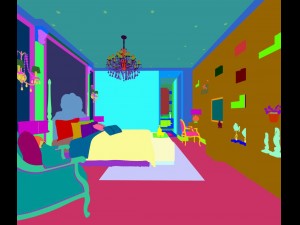 stylish bedroom complete 131 3D Model