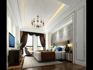 stylish bedroom complete 133 3Dモデル