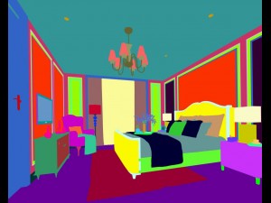 stylish bedroom complete 138 Modelo 3D
