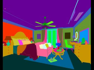 stylish bedroom complete 139 3D Model