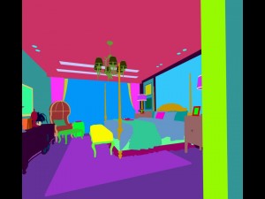 stylish bedroom complete 141 3D Модель