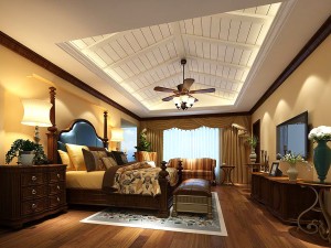 stylish bedroom complete 142 3D Model