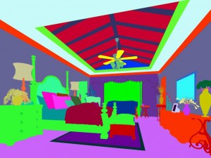 stylish bedroom complete 142 3D Model