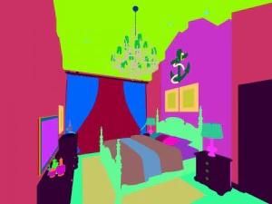 stylish bedroom complete 143 3D Model