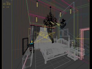 stylish bedroom complete 143 Modelo 3D
