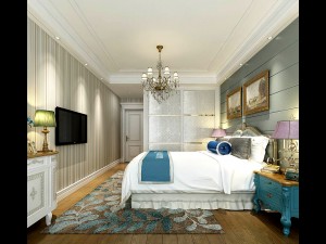 stylish bedroom complete 145 3D Модель