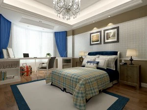 stijlvolle slaapkamer compleet 148 3D Model