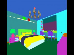 stylish bedroom complete 149 3D Модель