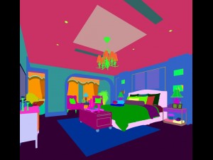stylish bedroom complete 150 3D Модель