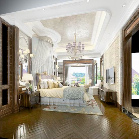 stylish bedroom complete 155 3Dモデル .c4d .max .obj .3ds .fbx .stl .blend 
