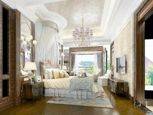 стильний комплект спальні 155 3D Модель