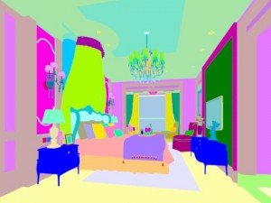 stylish bedroom complete 155 3Dモデル