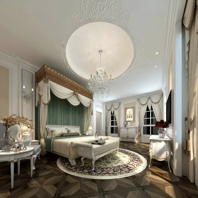 stylish bedroom complete 158 3D Model .c4d .max .obj .3ds .fbx .stl .blend 