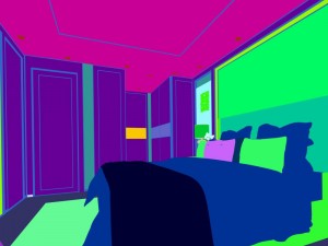 stylish bedroom complete 159 Modello 3D