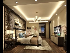 stylish bedroom complete 162 3D Модель