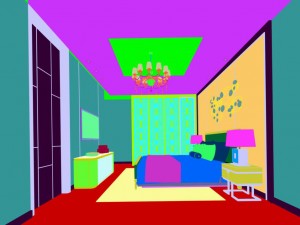 stylish bedroom complete 166 3D 模型
