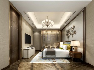 stylish bedroom complete 166 3D 模型