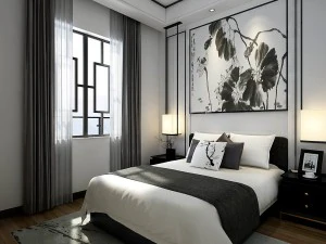 スタイリッシュなベッドルーム完成 169 3Dモデル