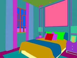 stylish bedroom complete 169 3D मॉडल