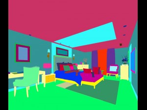 stylish bedroom complete 181 Model 3D