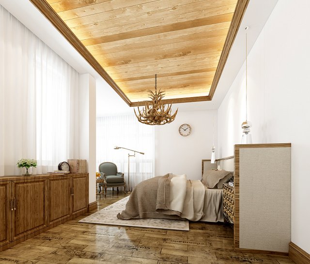 stylish bedroom complete 183 3Dモデル .c4d .max .obj .3ds .fbx .stl .blend 