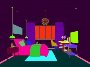 stylish bedroom complete 189 3D 模型
