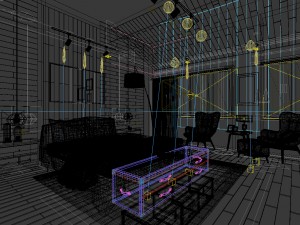 stylish bedroom complete 190 3Dモデル