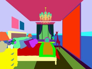 stylish bedroom complete 195 3D 模型