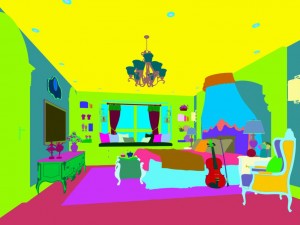 stylish bedroom complete 197 3D मॉडल